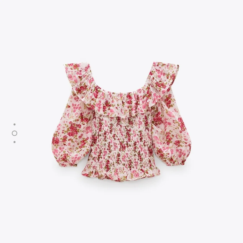 Zara printed flower top - Picture 3 of 4